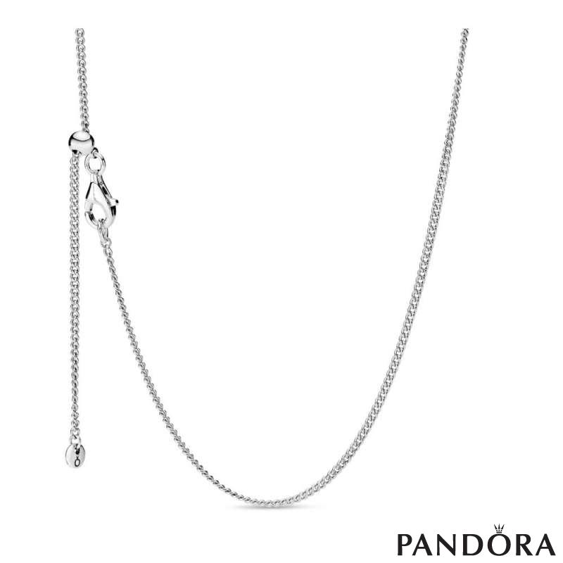 Retired Pandora Oxidized Cable Chain :: Necklace Stories 590402 ::  Authorized Online Retailer