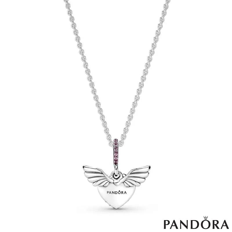 Angel wings necklace pandora clearance