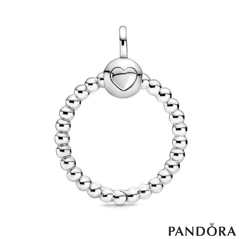Приврзок за ѓердан Мал Pandora O со перли