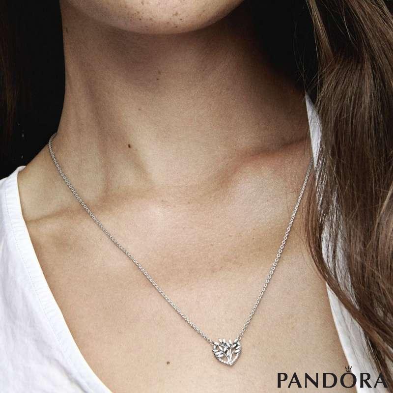 Pandora Heart Family Tree Collier Necklace | REEDS Jewelers-tuongthan.vn