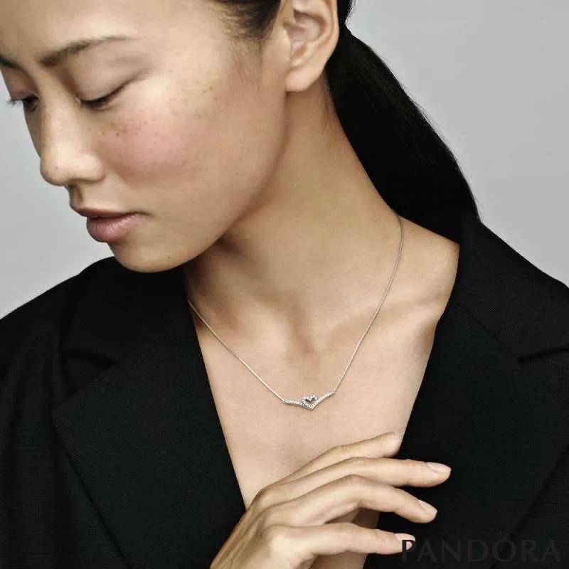 Pandora shimmering wish necklace hotsell