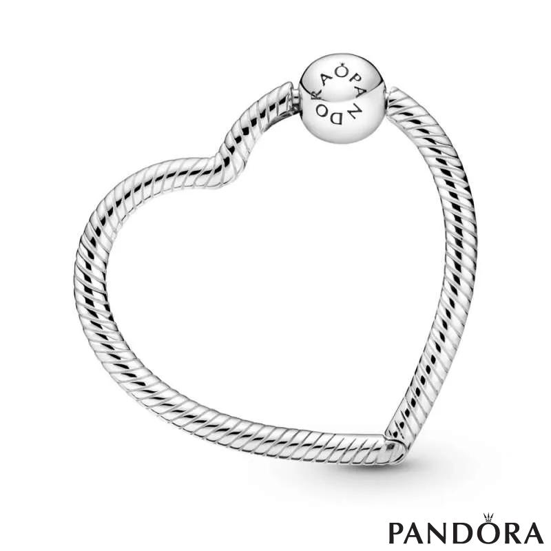 Pandora Moments Heart Charm Holder 