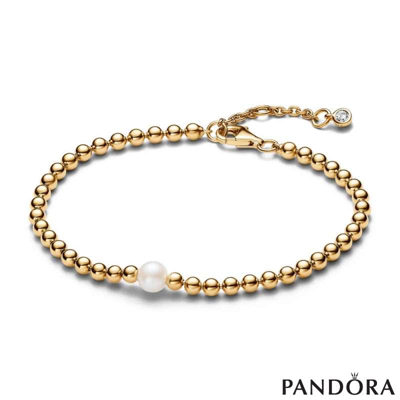 Treated Freshwater Cultured Pearl & Beads Bracelet 