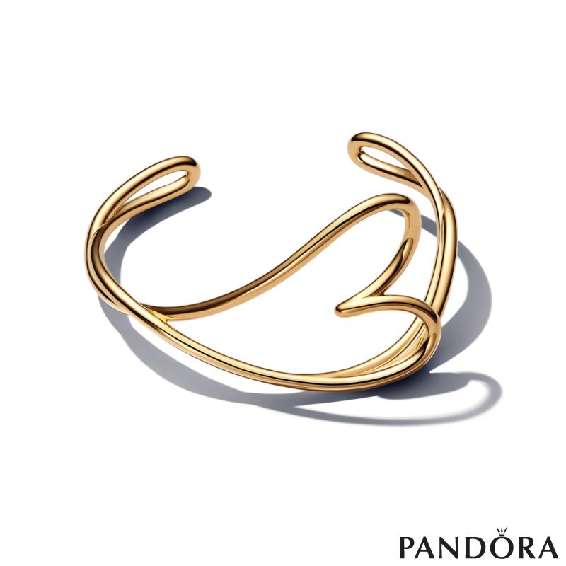 Oргански обликувана во срце bangle белегзија