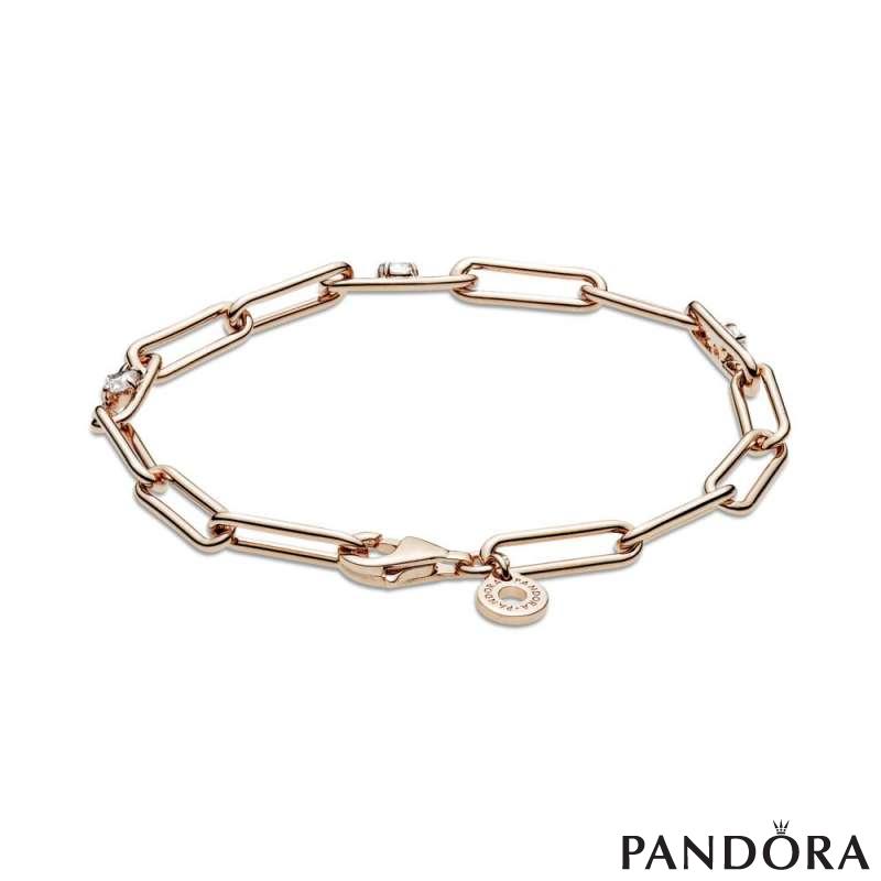 Link Chain & Stones Bracelet