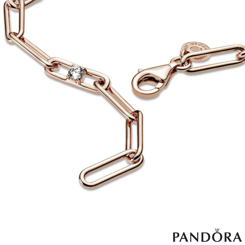 Link Chain & Stones Bracelet