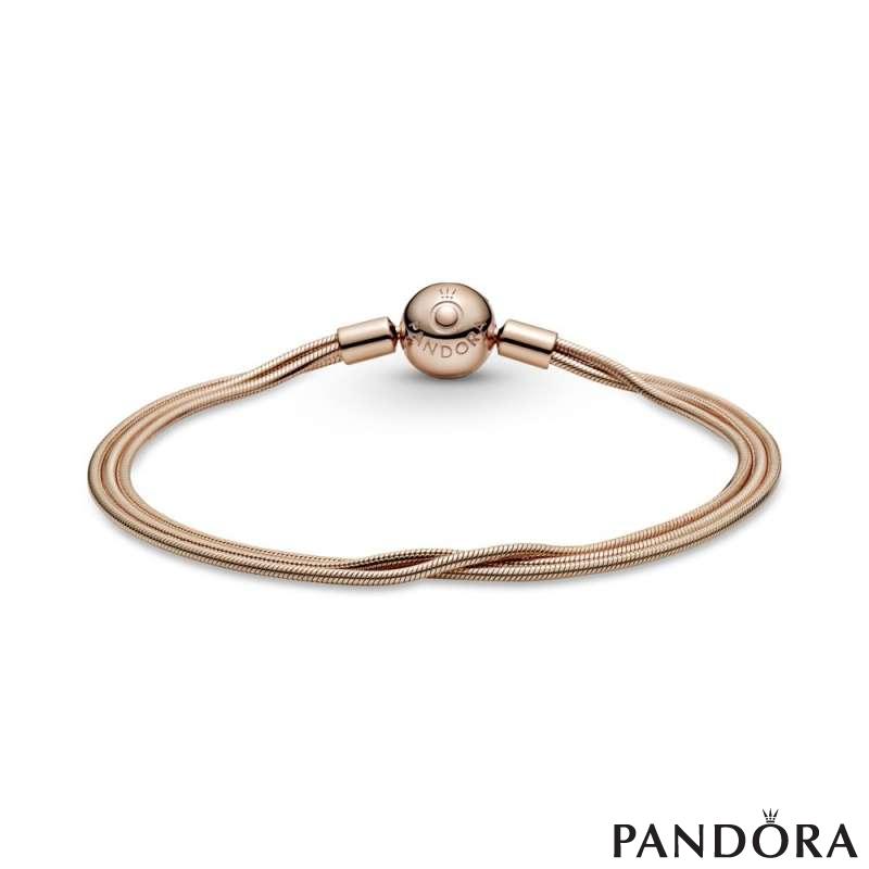 Pandora Moments Multi Snake Chain Bracelet