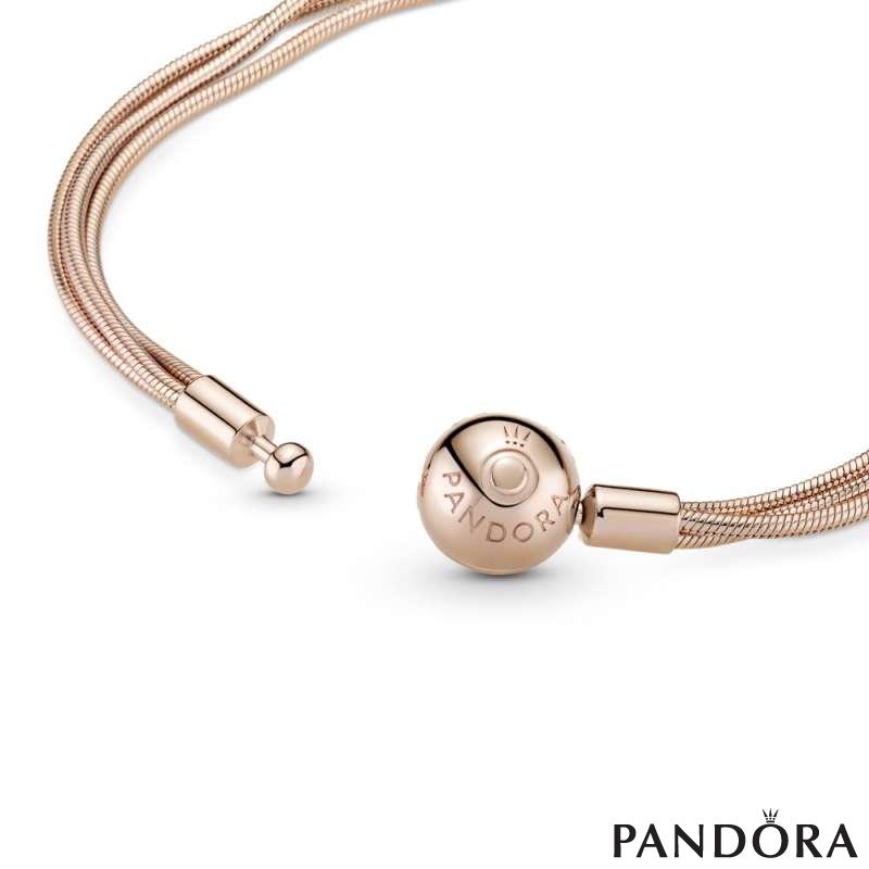 Pandora Moments Multi Snake Chain Bracelet