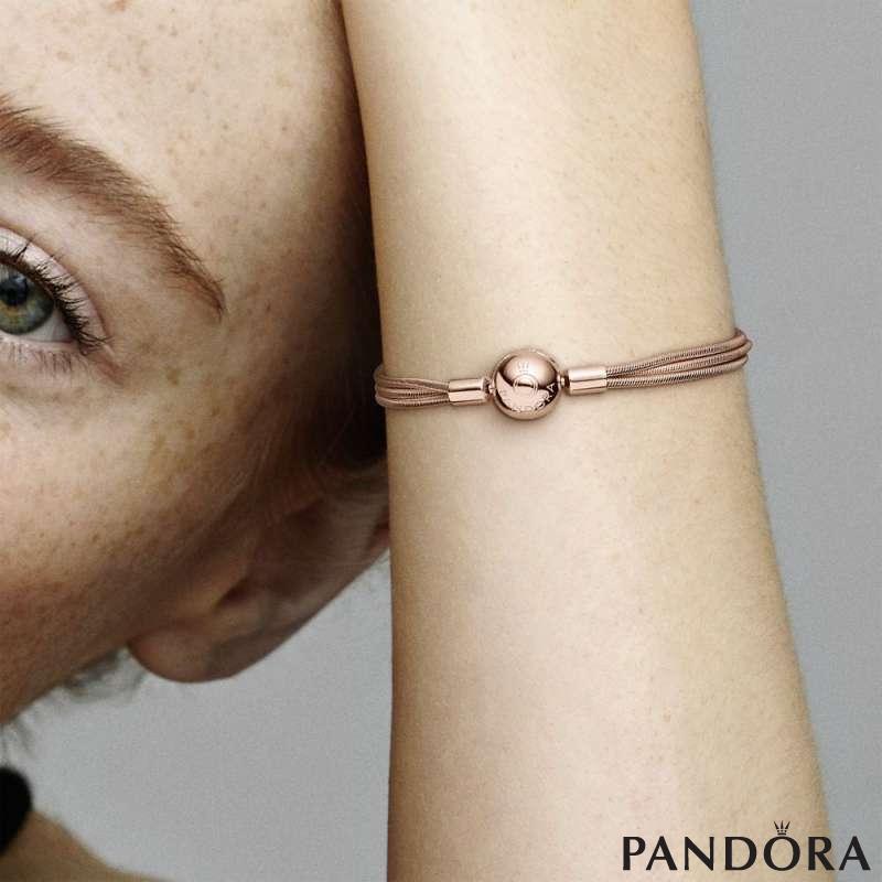 Pandora Moments Multi Snake Chain Bracelet