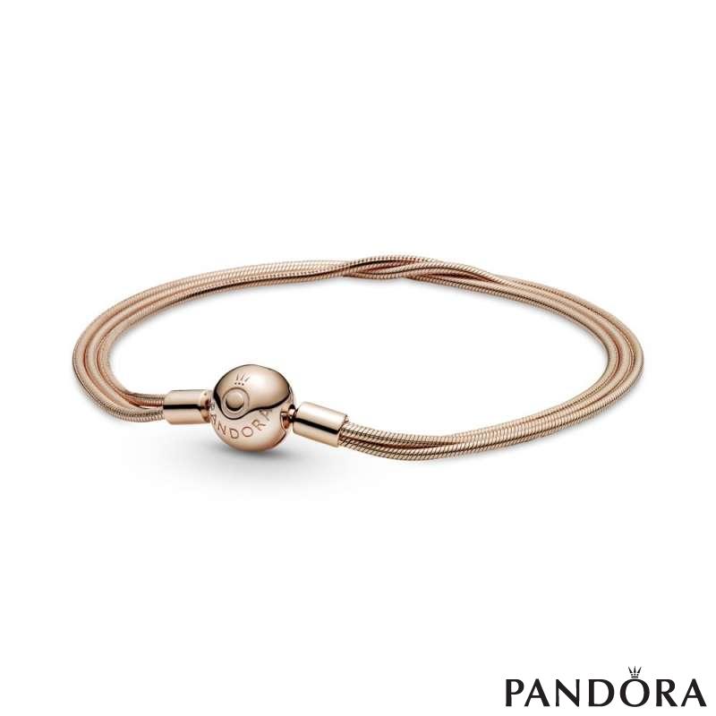 Pandora Moments Multi Snake Chain Bracelet