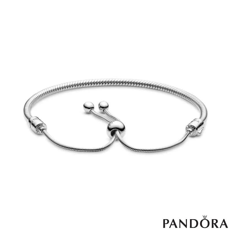 Pandora Moments Snake Chain Slider Bracelet