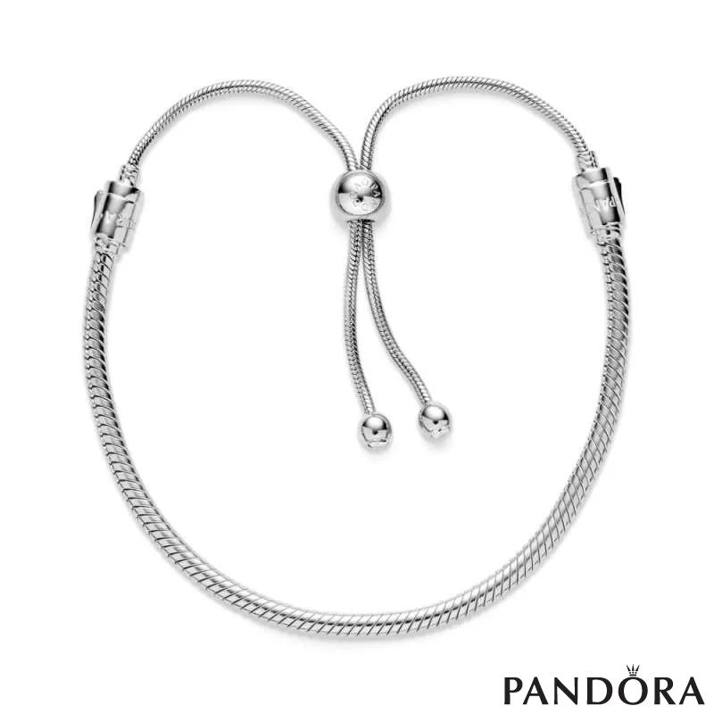 Pandora Moments Snake Chain Slider Bracelet