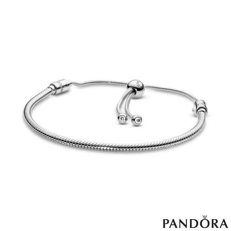 Pandora Moments Snake Chain Slider Bracelet