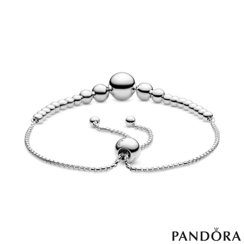 String of Beads Slider Bracelet