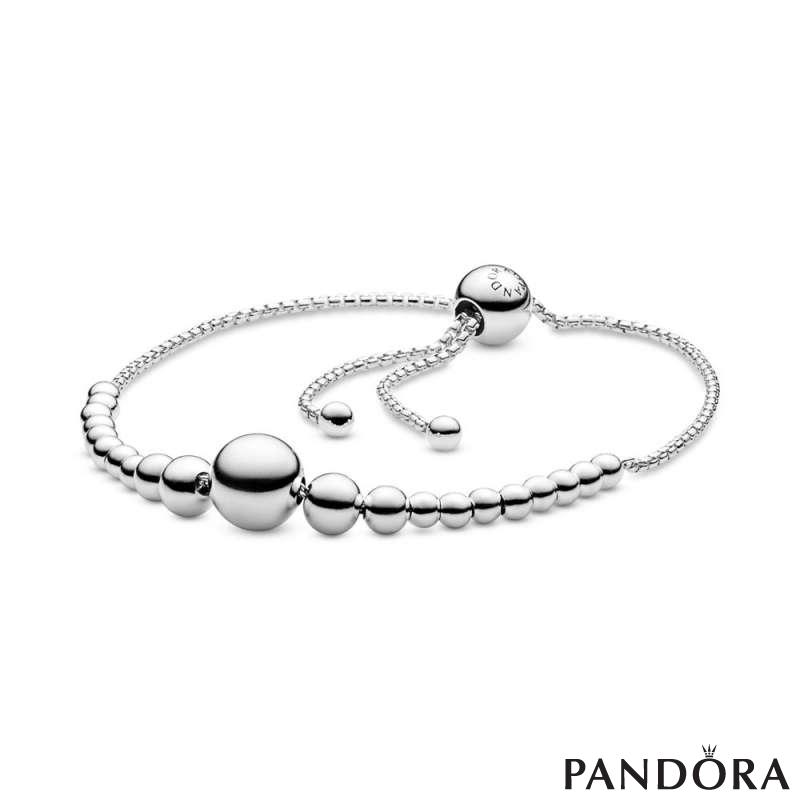 String of Beads Slider Bracelet