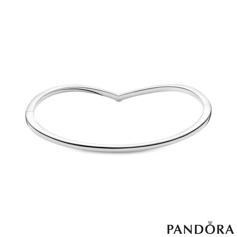 Polished wishbone shop bangle