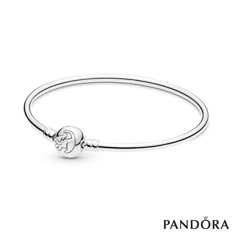 Disney Pandora Moments The Lion King Simba Clasp Bangle PANDORA