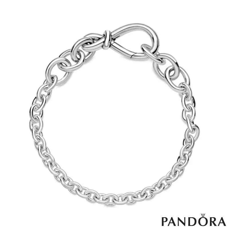 Chunky Infinity Knot Chain Bracelet 