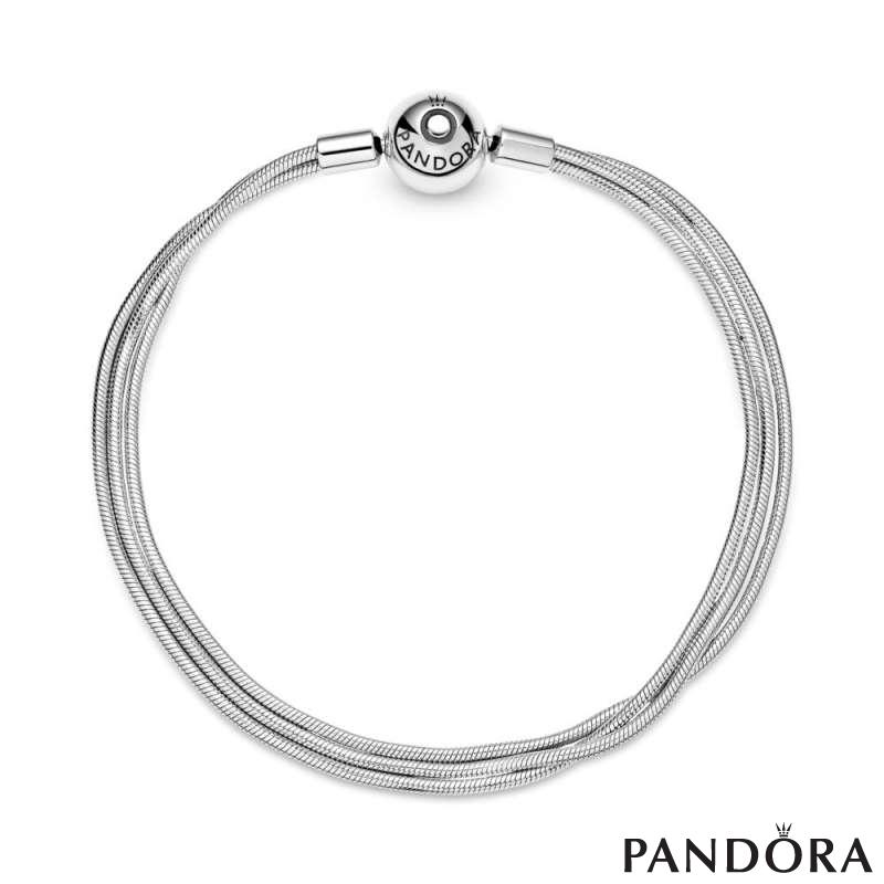 Pandora Moments Multi Snake Chain Bracelet 