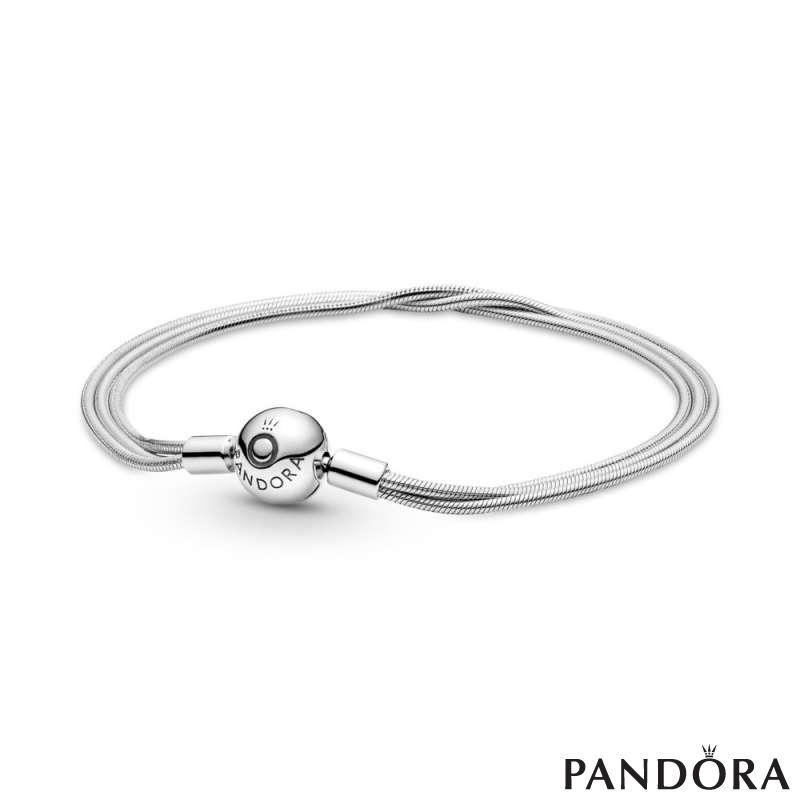 Pandora Moments Multi Snake Chain Bracelet 