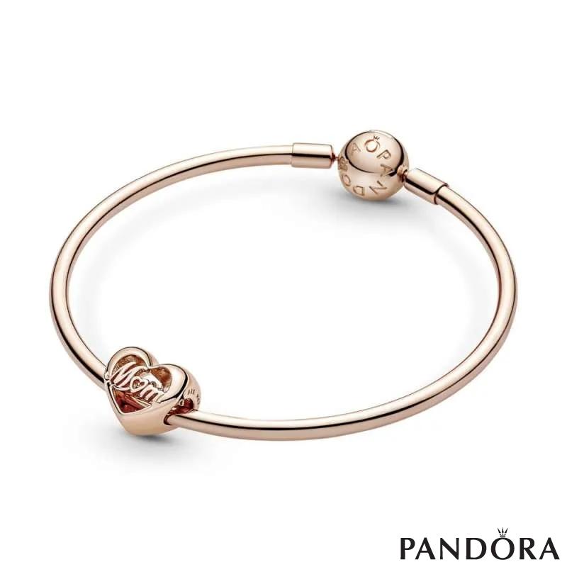 Thank You Mum Heart Charm PANDORA