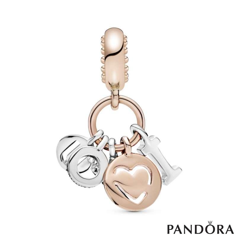 I Love You Letters Dangle Charm
