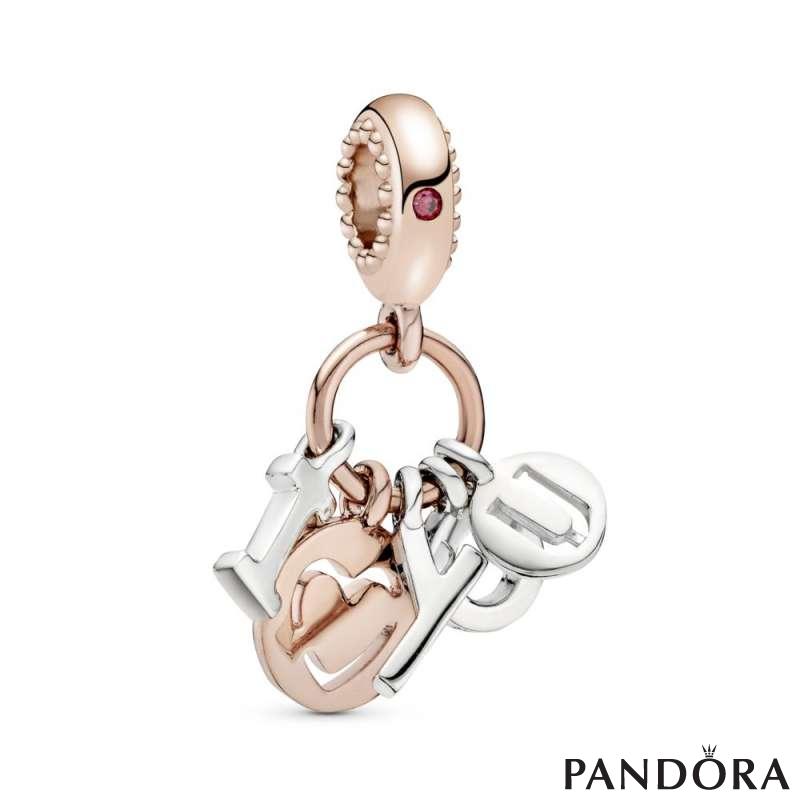 I Love You Letters Dangle Charm