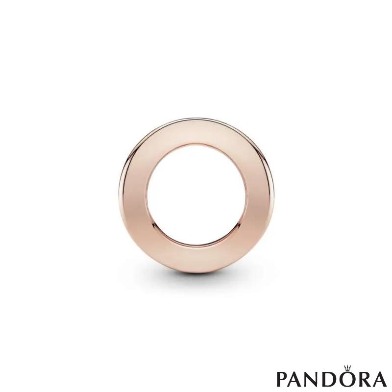 Pandora Logo Circle Clip Charm