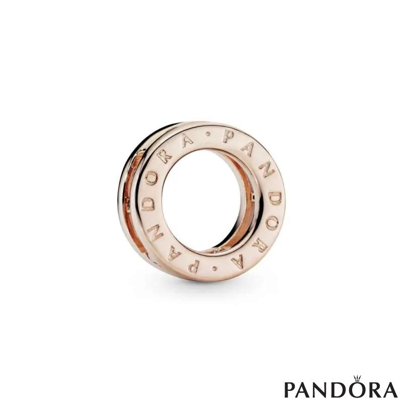Pandora Logo Circle Clip Charm