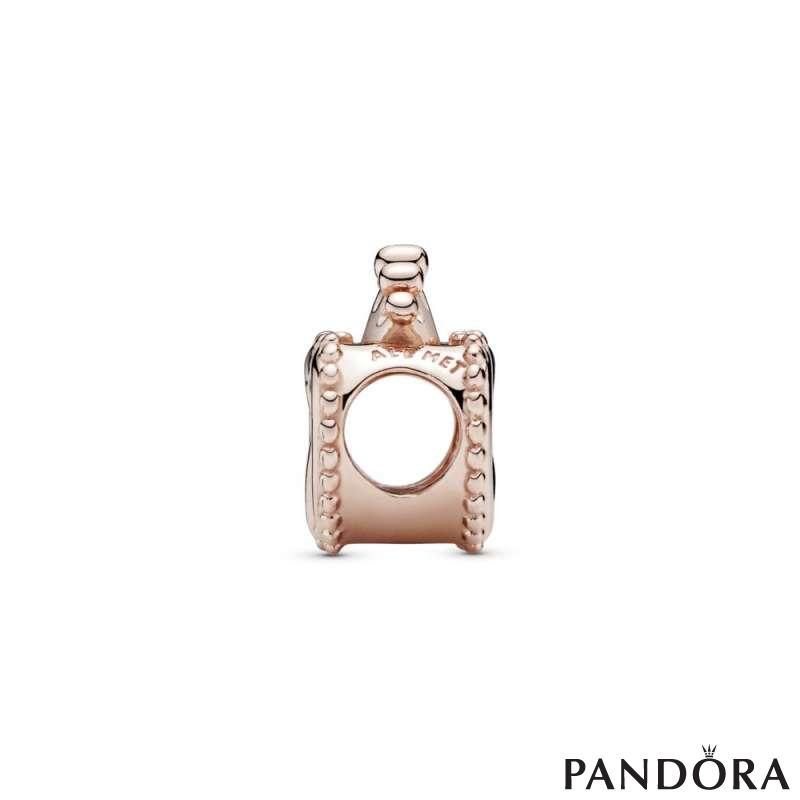 Crown and Entwined Hearts Charm