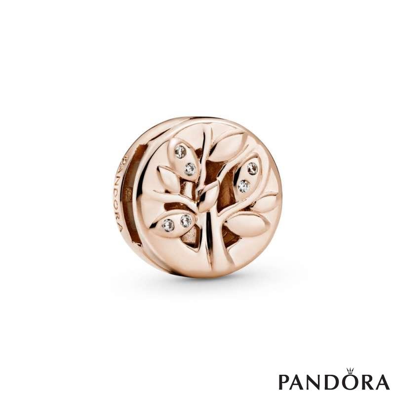 Sparkling Family Tree Clip Charm