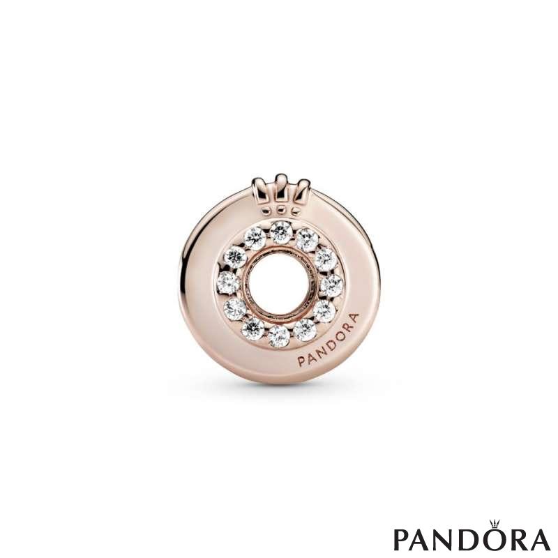 Open Centre Pavé Crown O Charm