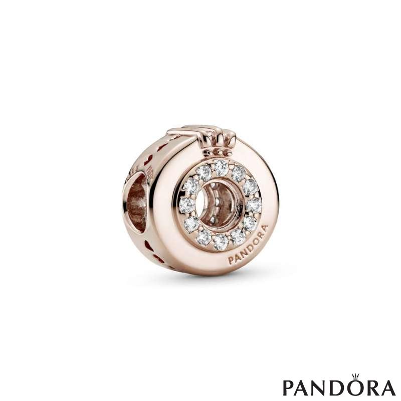 Open Centre Pavé Crown O Charm