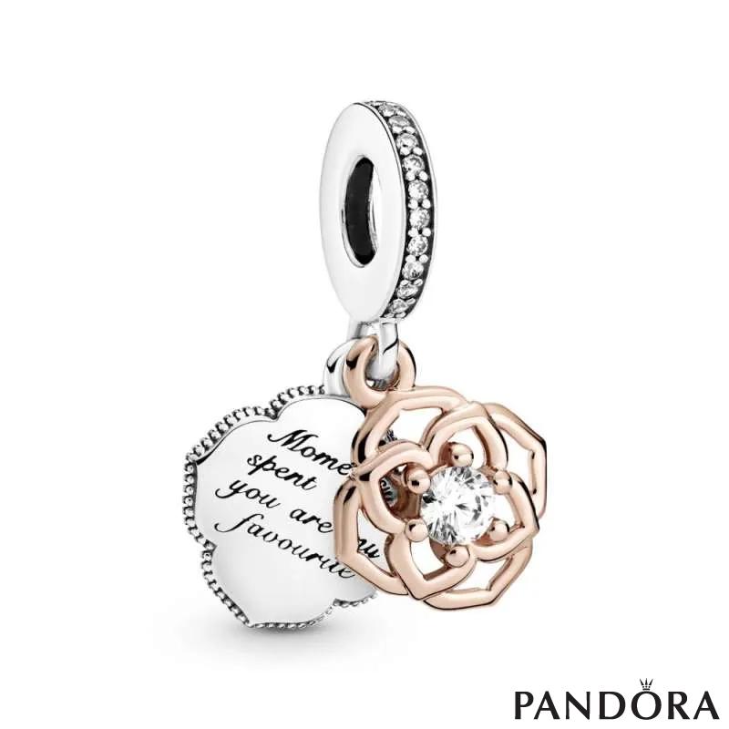 Pandora rose dangle charm store
