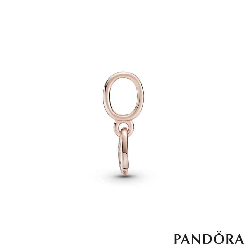 Red Pavé Tilted Heart Dangle Charm