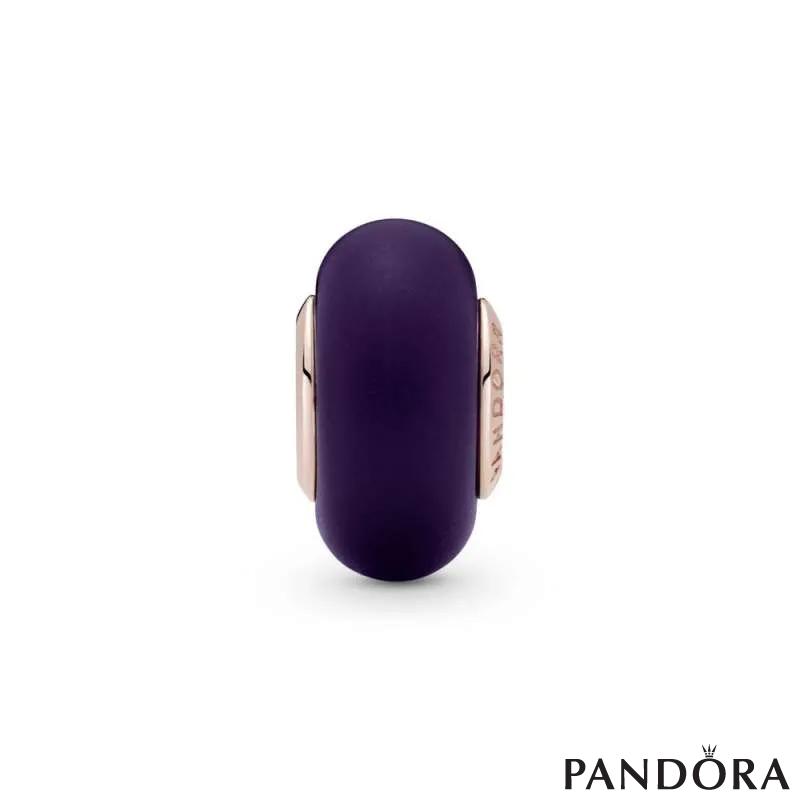 Matte Purple Murano Glass Charm PANDORA