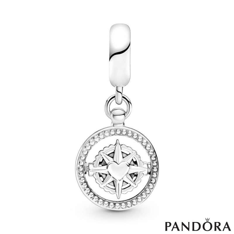 Spinning Compass Dangle Charm 