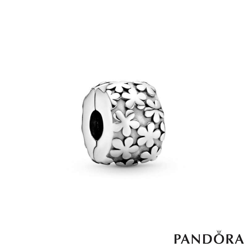 Pandora flower clip charm top
