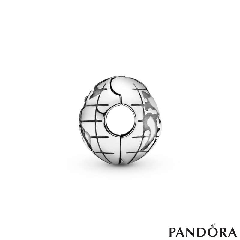 Planet Earth Clip Charm PANDORA