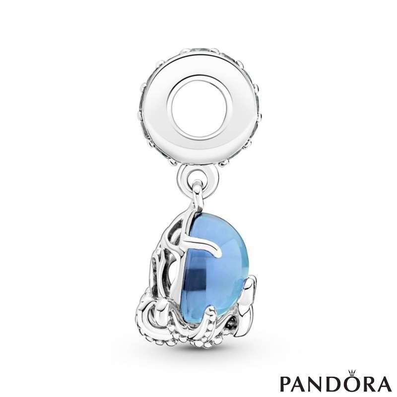 Murano Glass Cute Octopus Dangle Charm