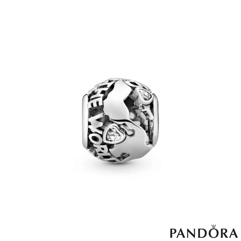 Openwork World Charm 