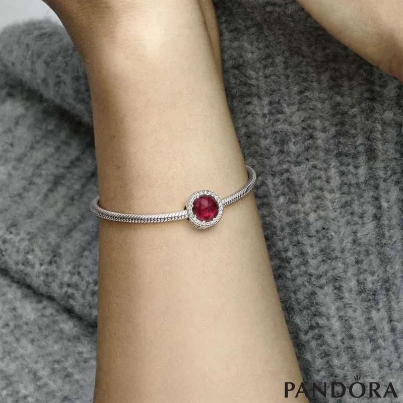 Sparkling Cerise Pink Charm PANDORA