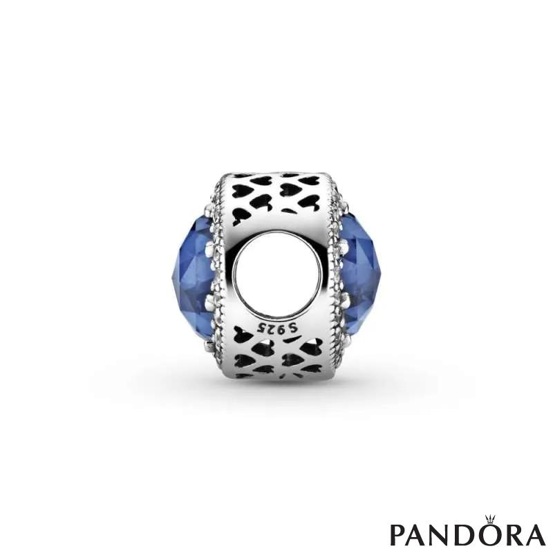 Sparkling Dark Blue Charm 