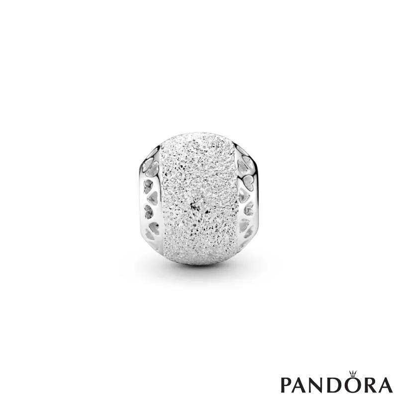 Pandora silver glitter ball charm on sale