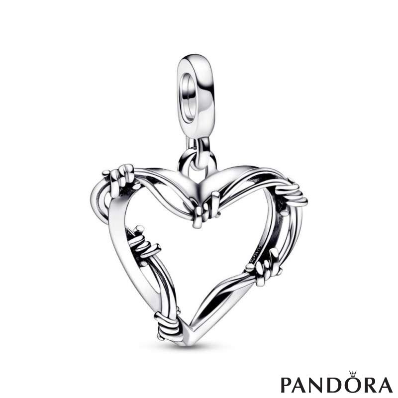 Медаљон срце од жица од колекцијата Pandora ME