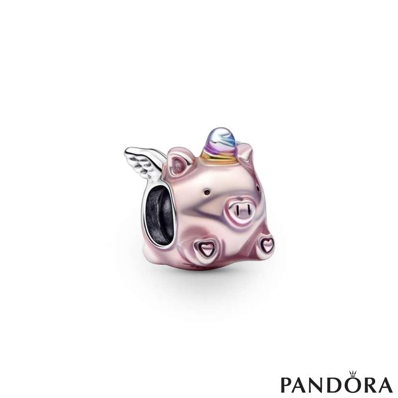 Flying Unicorn Pig Charm 