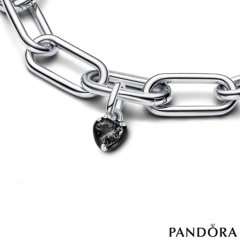 Pandora ME Black Chakra Heart Mini Dangle Charm 