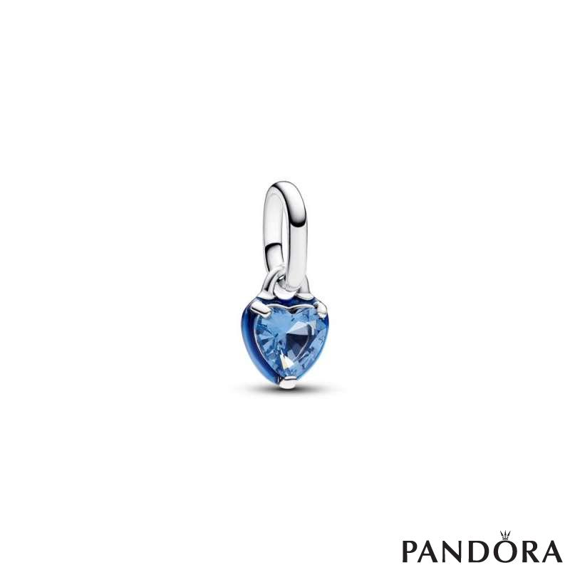 Pandora ME мини висечки приврзок сино срце чакра