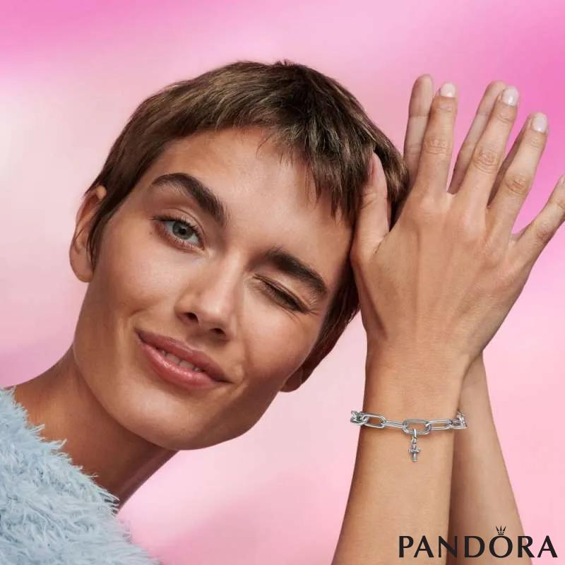 Pandora ME мини висечки приврзок белскав крст
