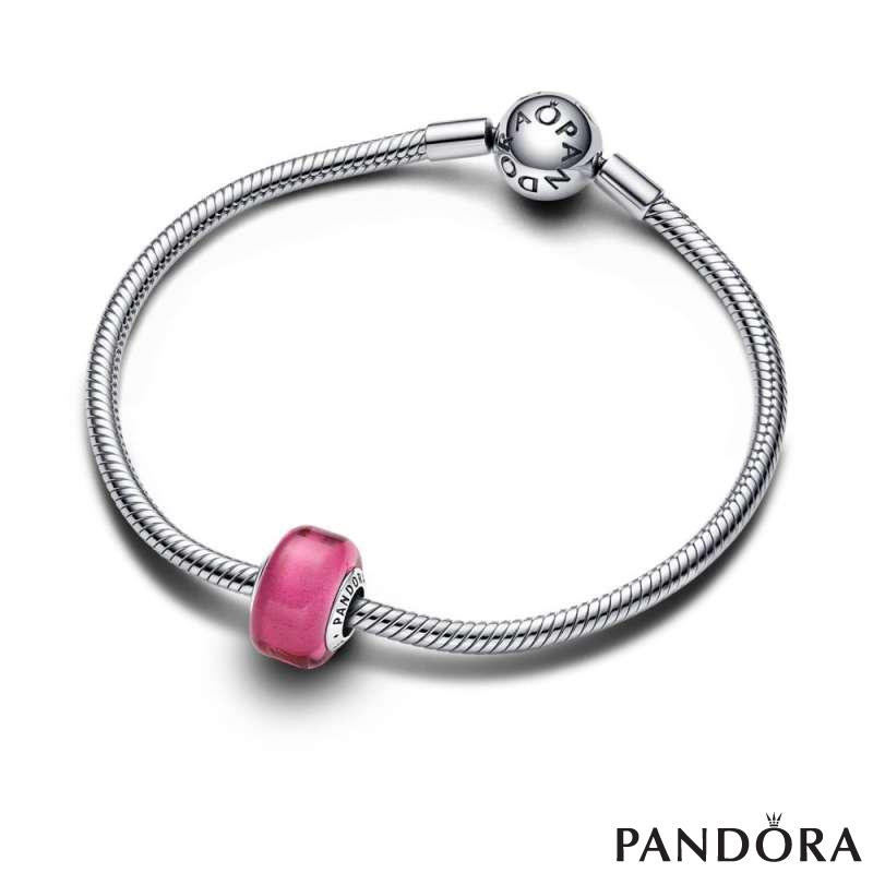 Pink Mini Murano Glass Charm 